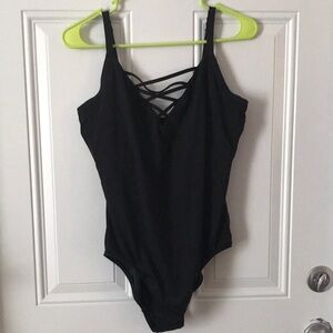 Black bathing suit